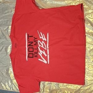 Hard 10 Clothing Co. Red "DON'T KILL MY VIBE " Size 3XL